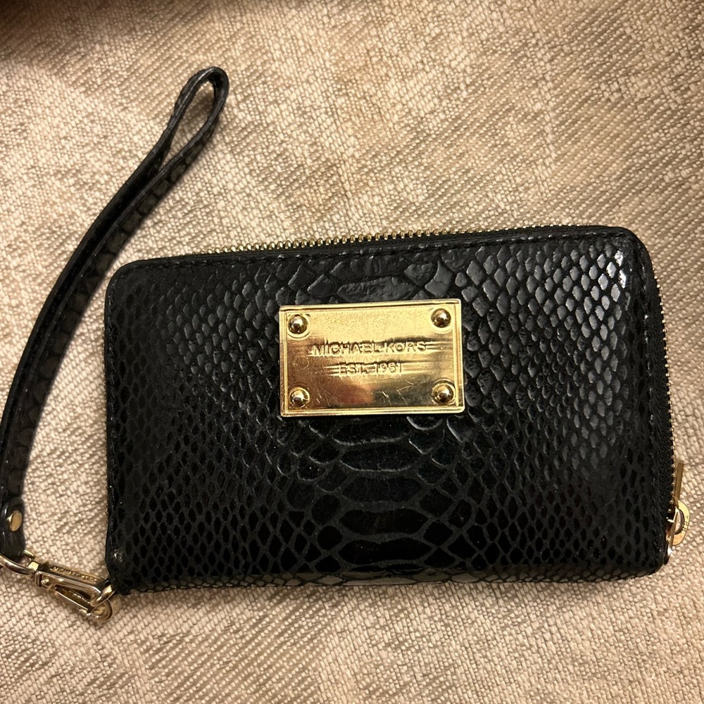Blake snakeskin Michael kors wristlet